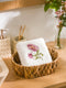Floral Embroidered Cotton Face Towel 50x80 cm